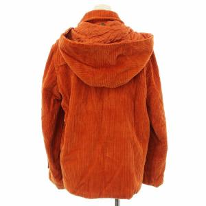 MAX MARA WEEKEND LINE コーデュロイ ダッフルコート 50860533000 中綿 ジャケット 42 オレンジ /G