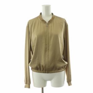 CRUSHED SATIN ZIP BOMBER サテン ボンバージャケット ブルゾン ジップアップ アウター