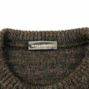 ISSEY MIYAKE MEN 80s 筆タグ ニット F ブラウン