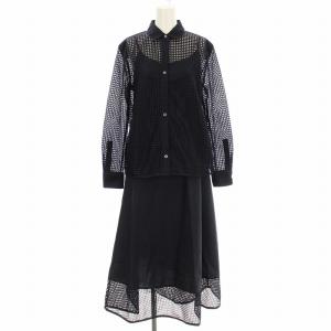24SS Crisp Linen Katia ノーカラージャケット ブルゾン リネン