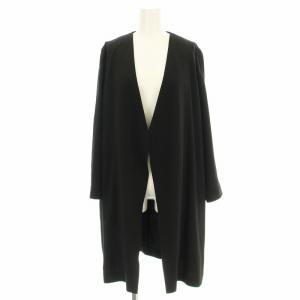 ノーカラージャケット BORGE 03-7309641-050 薄手 38 黒 ブラック /G