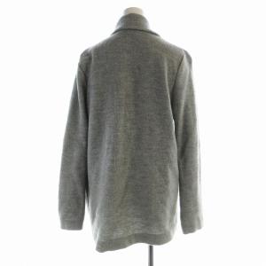 theory luxe ニットジャケット ブレザー ウール 38 グレー 03-4403775 /EE