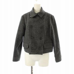 RITUAL QUALITY HANYA ピーコート ショート丈 ダブルボタン 040 グレー 03-5304120