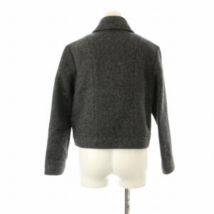 Theory RITUAL QUALITY HANYA ピーコート ショート丈 ダブルボタン 040 グレー 03-5304120