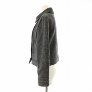 Theory RITUAL QUALITY HANYA ピーコート ショート丈 ダブルボタン 040 グレー 03-5304120