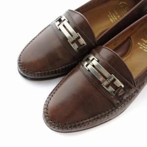 Hawkins ローファー スリッポン 靴 レザー 26.5cm 茶 ブラウン /EE