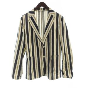 テーラードジャケット ブレザー ストライプ シングル 46 マルチカラー /RO