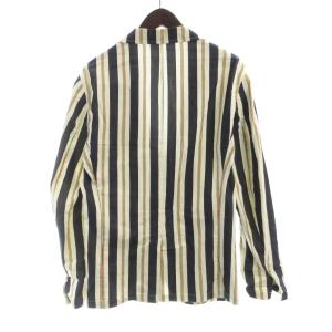 GIANNETTO テーラードジャケット ブレザー ストライプ シングル 46 マルチカラー /RO