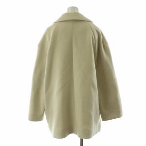 ROSSO 23AW スーパー140ビーバーミドルPコート ピーコート アウター ショート F アイボリー RA37-27K704