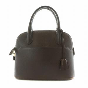 ダイン DINA ハンドバッグ レザー ブラウン /NQ