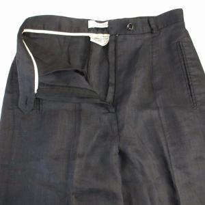 Max Mara スラックスパンツ 麻 リネン混 フルレングス USA6 グレー 3271273 /RO