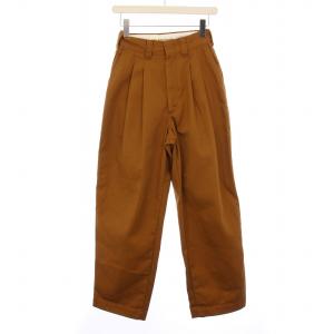 トムボーイパンツ ワイドパンツ ジップフライ 32 茶 20AMSPA64 /BM
