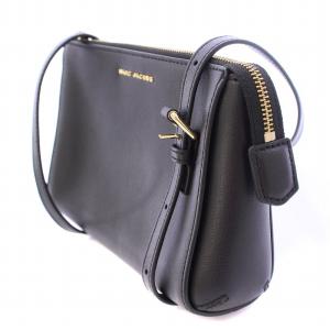 MARC JACOBS ショルダーバッグ レザー ロゴ 装飾 黒 ブラック /BB