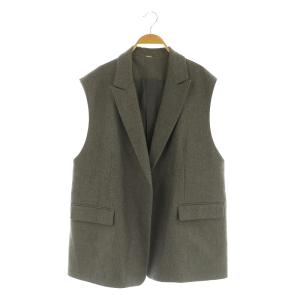 23AW フラップPK付テーラードベスト ジレ 1 グレー /MY OS