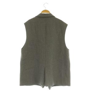 MILA OWEN MILAOWEN 23AW フラップPK付テーラードベスト ジレ 1 グレー /MY OS