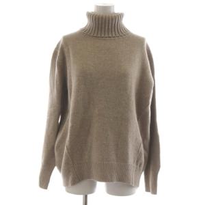 バイアスタートルネックニット セーター 長袖 ベージュ 1513-106-4159 /RR