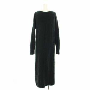 HOUSE OF LOTUS ニットワンピース ロング 長袖 ヤク M 緑 グリーン 10121-93-018 /YT