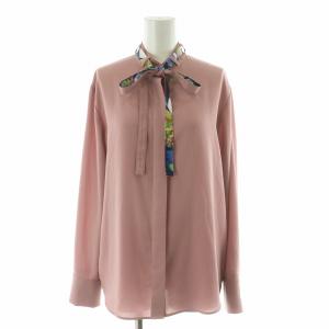 シャツ ブラウス 長袖 リボン付き 40 ピンク BLPSIM0312 /NQ