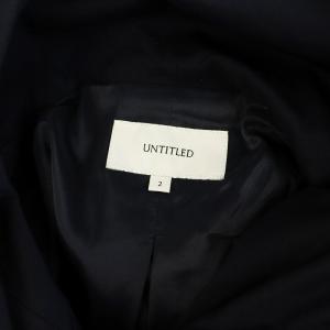 UNTITLED ジップアップパーカー ジャケット ストレッチ 2 ネイビー /MY OS