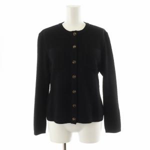 カサンドラロゴ カーディガン M 黒 ブラック SU67-838 /AN27
