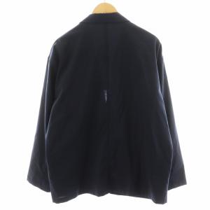 BEAMS 3ステップ ポケット ブレザージャケット テーラードジャケット 金ボタン M 紺 ネイビー 11-16-1894-803