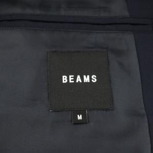 BEAMS 3ステップ ポケット ブレザージャケット テーラードジャケット 金ボタン M 紺 ネイビー 11-16-1894-803