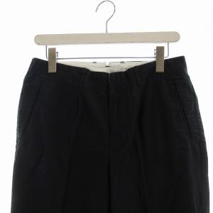 STILL BY HAND テーパードパンツ スラックス クロップド 46 紺 ネイビー PT0693 /EE