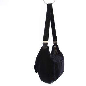 agnes b. ショルダーバッグ ナイロン 黒 /BM