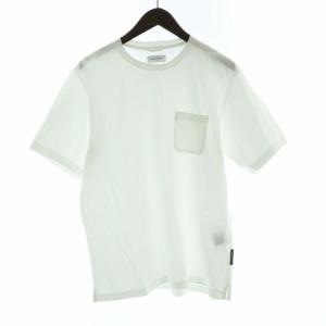 Tシャツ カットソー クルーネック 半袖 M 白 ホワイト /RO