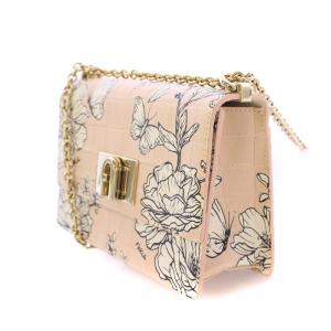 FURLA 1927コレクション MINI CROSSBODY 20 フラワープリント ミニクロスボディ20 ショルダーバッグ