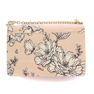 FURLA 1927コレクション MINI CROSSBODY 20 フラワープリント ミニクロスボディ20 ショルダーバッグ