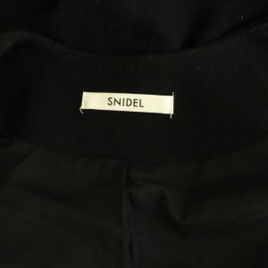 SNIDEL 22AW ボタンフレアジャンスカ ワンピース ロング ノースリーブ 0 ブラック /MY OS