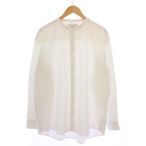 シャツ 長袖 バンドカラー 3 白 133500005 /BM