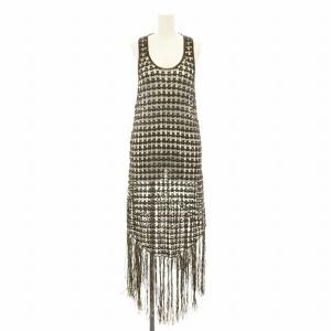 23SS テープヤーンクロシェットワンピース Tapeyarn Crochet Onepiece ロング
