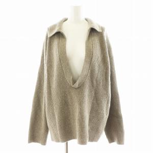 22AW ソフトスキッパーニット Soft Skipper Knit セーター 長袖 ウール F ベージュ