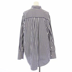 Deuxieme Classe 20SS THOMAS MASONオーバーサイズシャツ ストライプ 長袖 紺 20050560005010