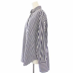 Deuxieme Classe 20SS THOMAS MASONオーバーサイズシャツ ストライプ 長袖 紺 20050560005010