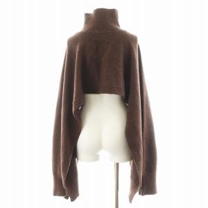 TODAYFUL 22AW ラムズウールタートルストール Lambwool Turtle Stole F 茶 ブラウン 12220541