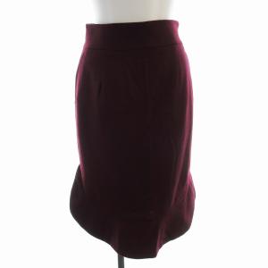 タイトスカート ひざ丈 36 ボルドー 031-9220177 /EE