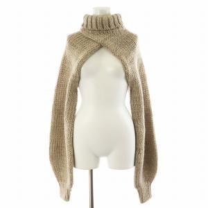 ミックスウールボレロニット Mix Wool Knit Bolero セーター 長袖 タートルネック モヘヤ混