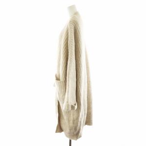 TODAYFUL ローゲージニットガウン Lowgauge Knit Gown カーディガン ロング丈 モヘヤ混 38 ベージュ
