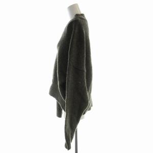 TODAYFUL ウールラウンドヘムニット セーター 長袖 アルパカ混 F カーキ 12120521 /EE