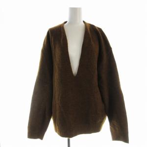 ニット セーター 長袖 F 茶 ブラウン 12020527 /EE
