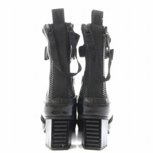 UNITED NUDE ショートブーツ ポインテッドトゥ ヒール 37 黒 ブラック /AN8