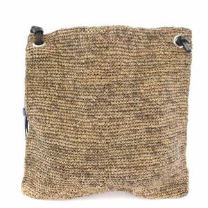 TODAYFUL ラフィアショルダーバッグ 編み込み バイカラー 茶 ブラウン 黒 ブラック /BB