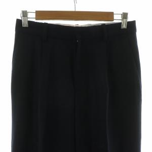 TODAYFUL タグ付き ジョーゼットスリットパンツ スラックス 38 ネイビー 12020718 /NQ