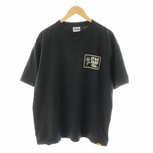 SD HEAVYWEIGHT POPPY LOGO Tシャツ カットソー 半袖 ロゴ コットン XL チャコールグレー