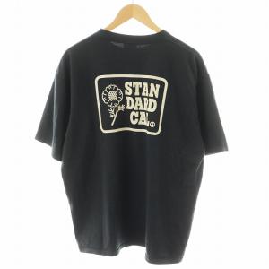STANDARD CALIFORNIA SD HEAVYWEIGHT POPPY LOGO Tシャツ カットソー 半袖 ロゴ コットン XL チャコールグレー