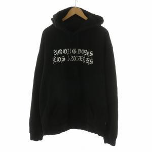 ヌーングーン NOON GOONS プルオーバーパーカー スウェット フーディー 長袖 プリント XL