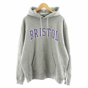 LAUREL TEAM HOODIE パーカー プルオーバー ロゴ プリント XL グレー FCRB-232077